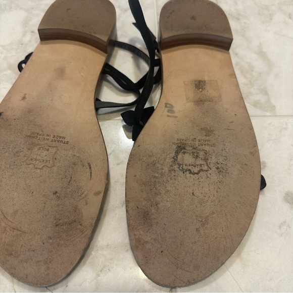 Stuart Weitzman Women's Zebra print Flat Sandal - Picture 7 of 7